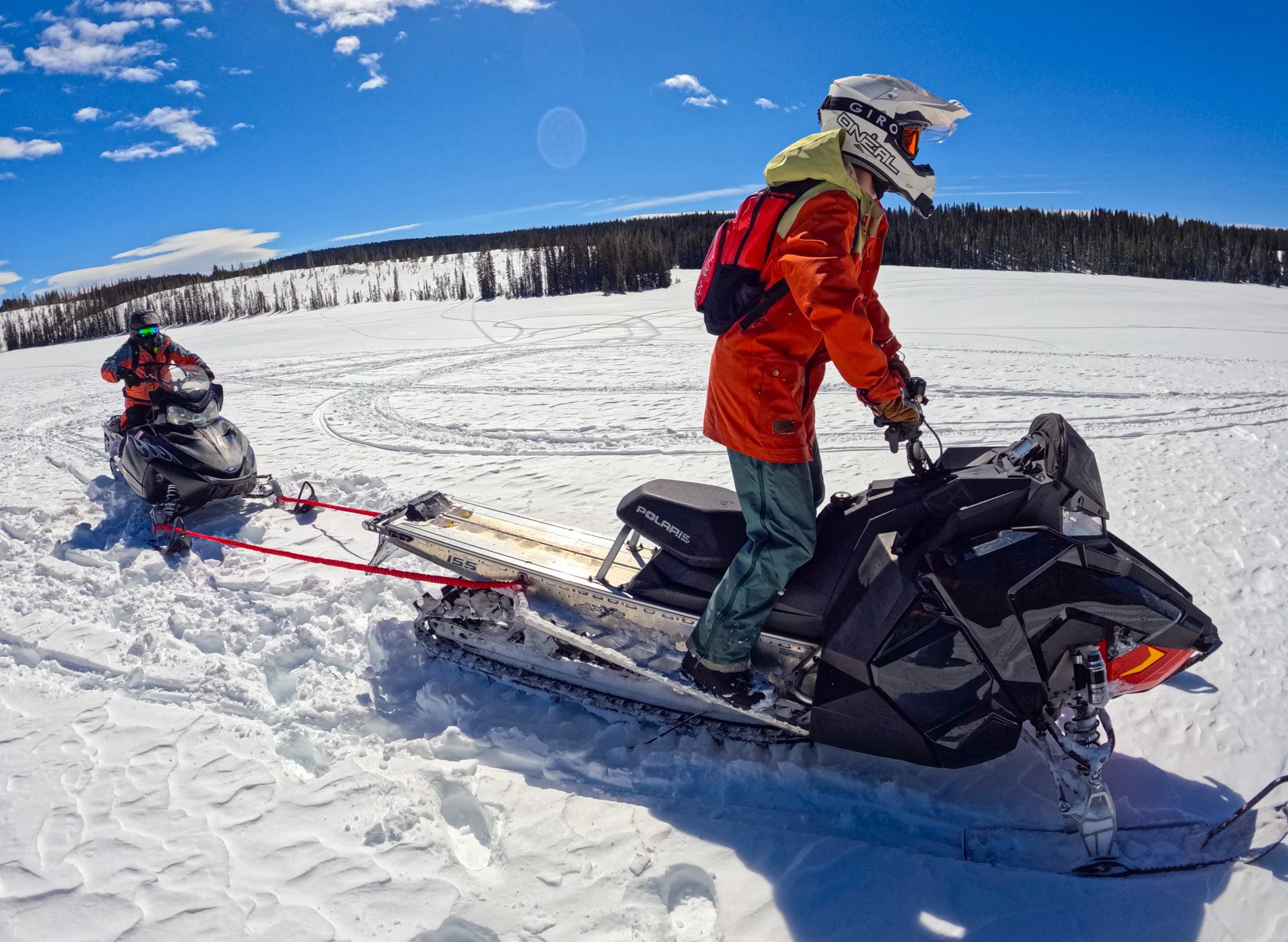 スノーボード towsey Snowmobile ATV Recovery Tow Bungee Strap — TowWhee - Bungee